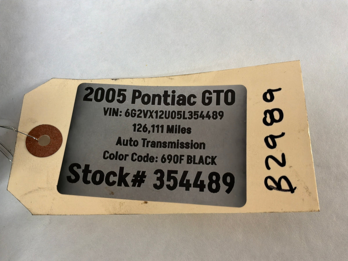 2005 Pontiac GTO Battery Tray Bracket Mount OEM