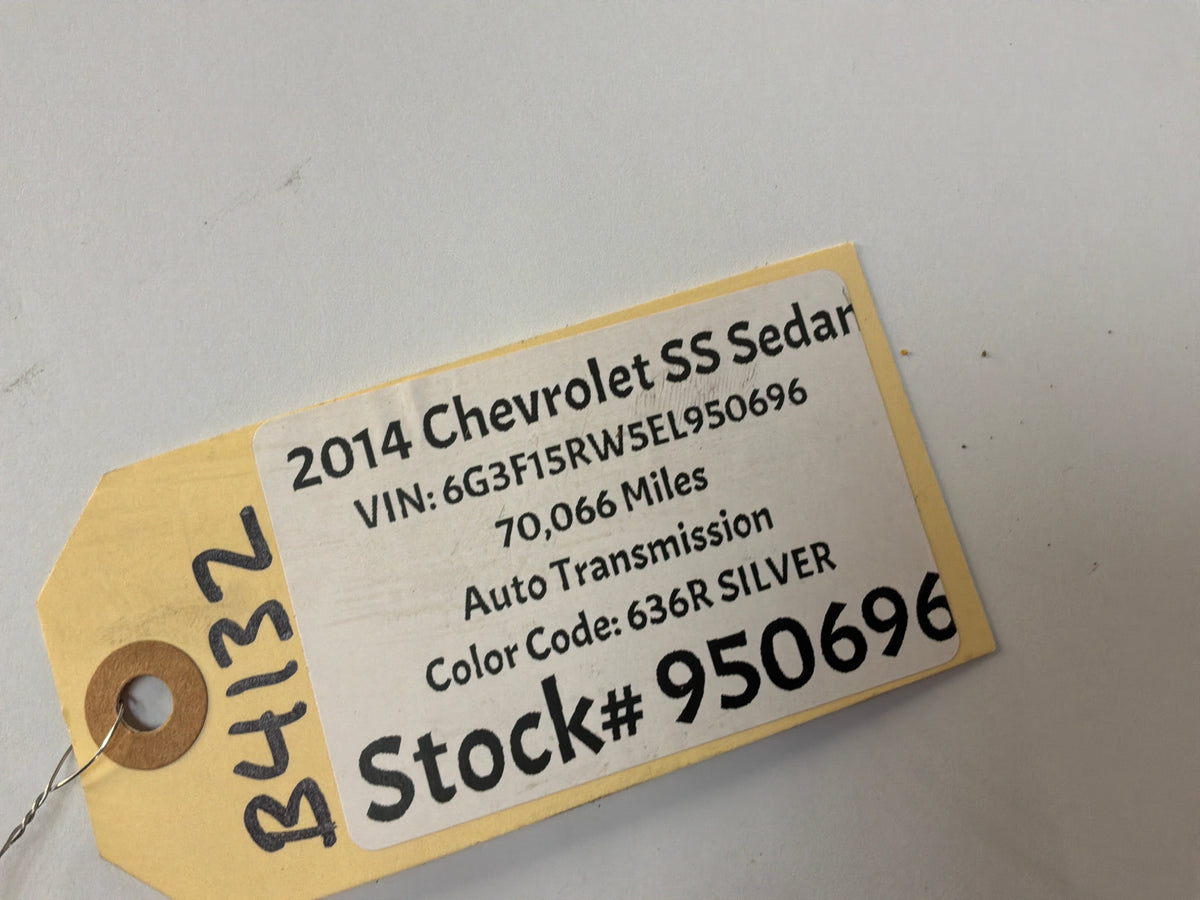 2014 Chevy SS Sedan RH & LH Windshield Window Molding Trim Moldings NEW OEM