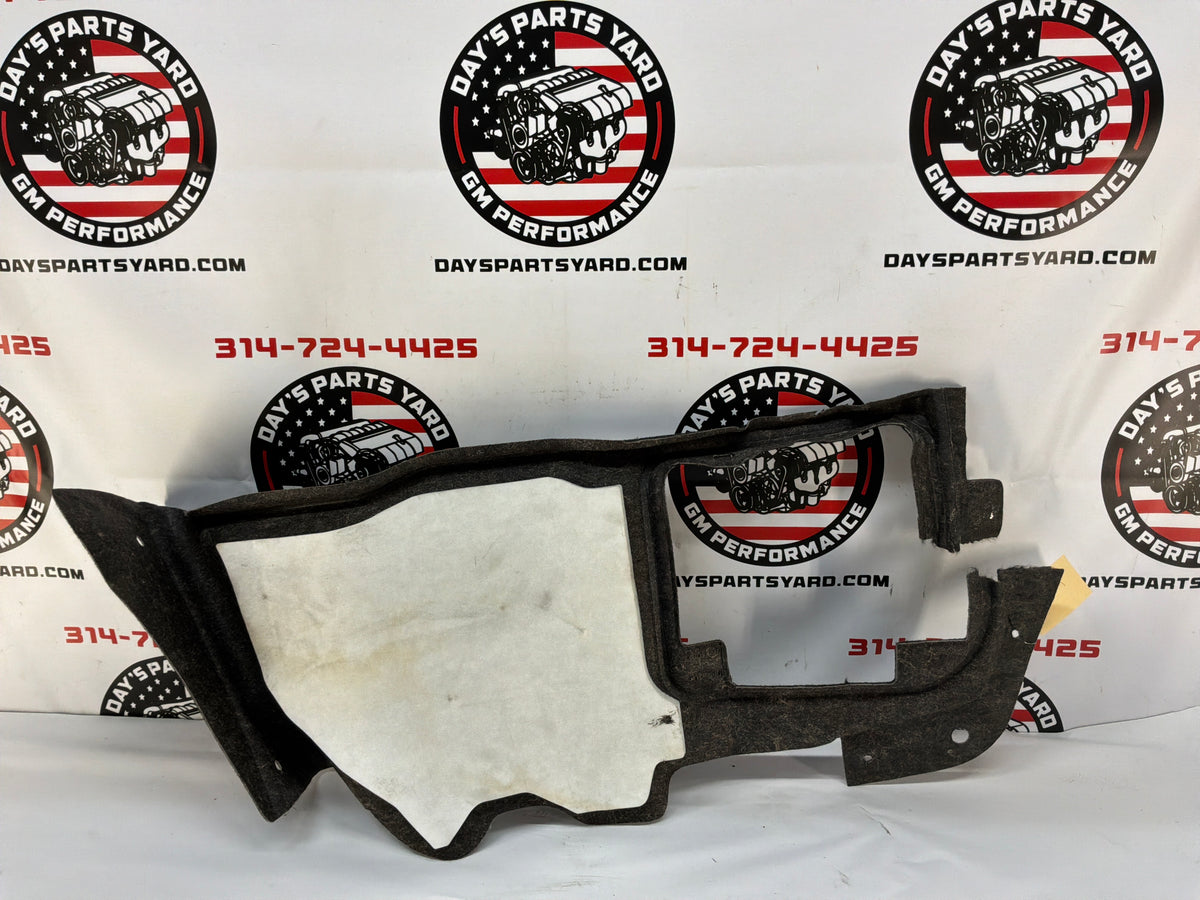 2009 Cadillac CTS-V RH Passenger Interior Quarter Trunk Carpet Felt Liner Trim Panels OEM