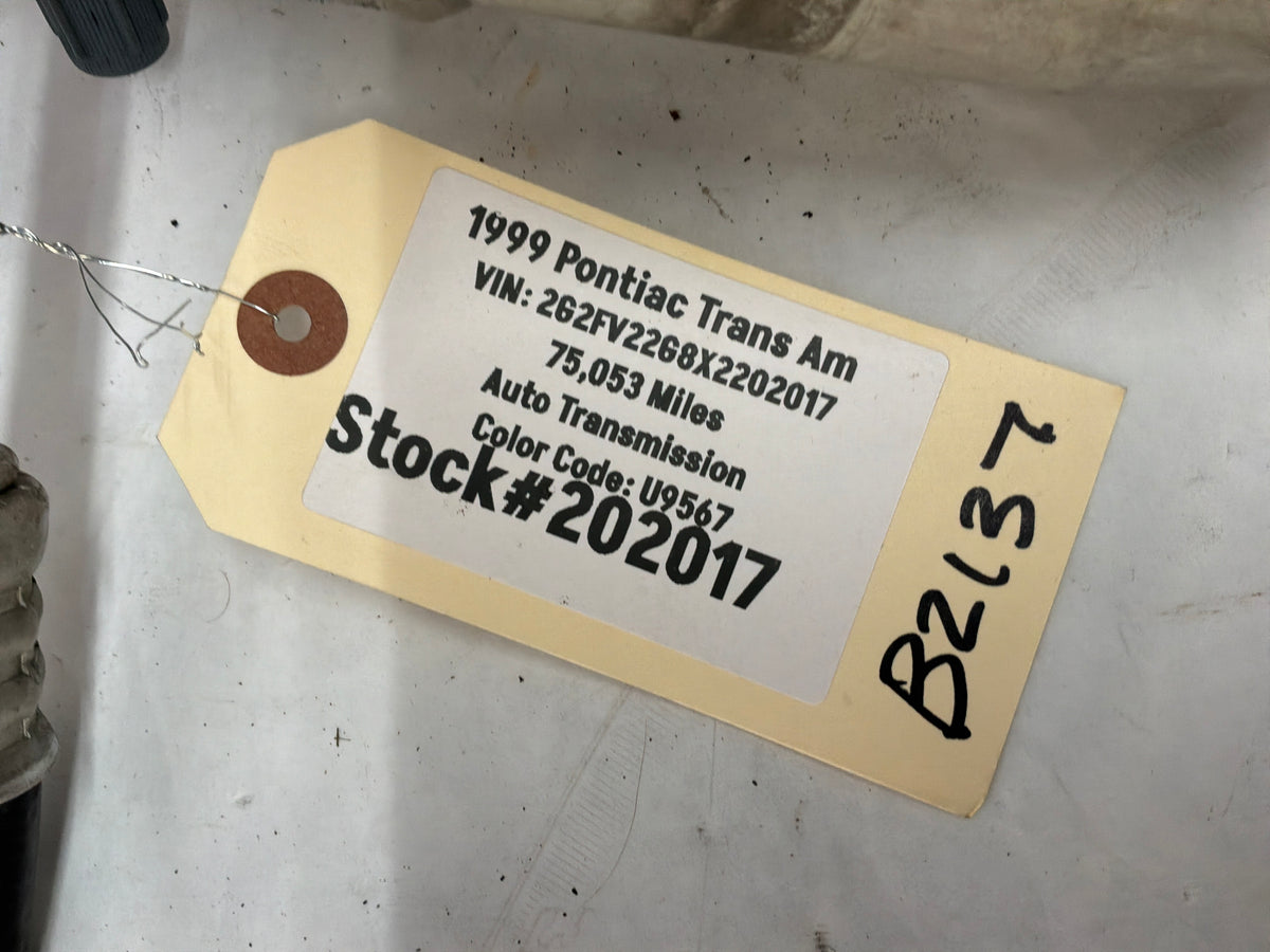 1999 Pontiac Firebird Trans Am WS6 A/C Air Conditioner Hose Pipe Line Dryer OEM