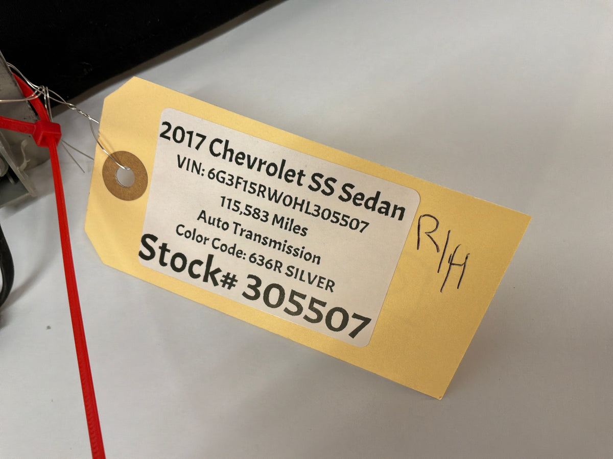 2017 Chevy SS Sedan RH & LH Sunvisors Sun Visors OEM