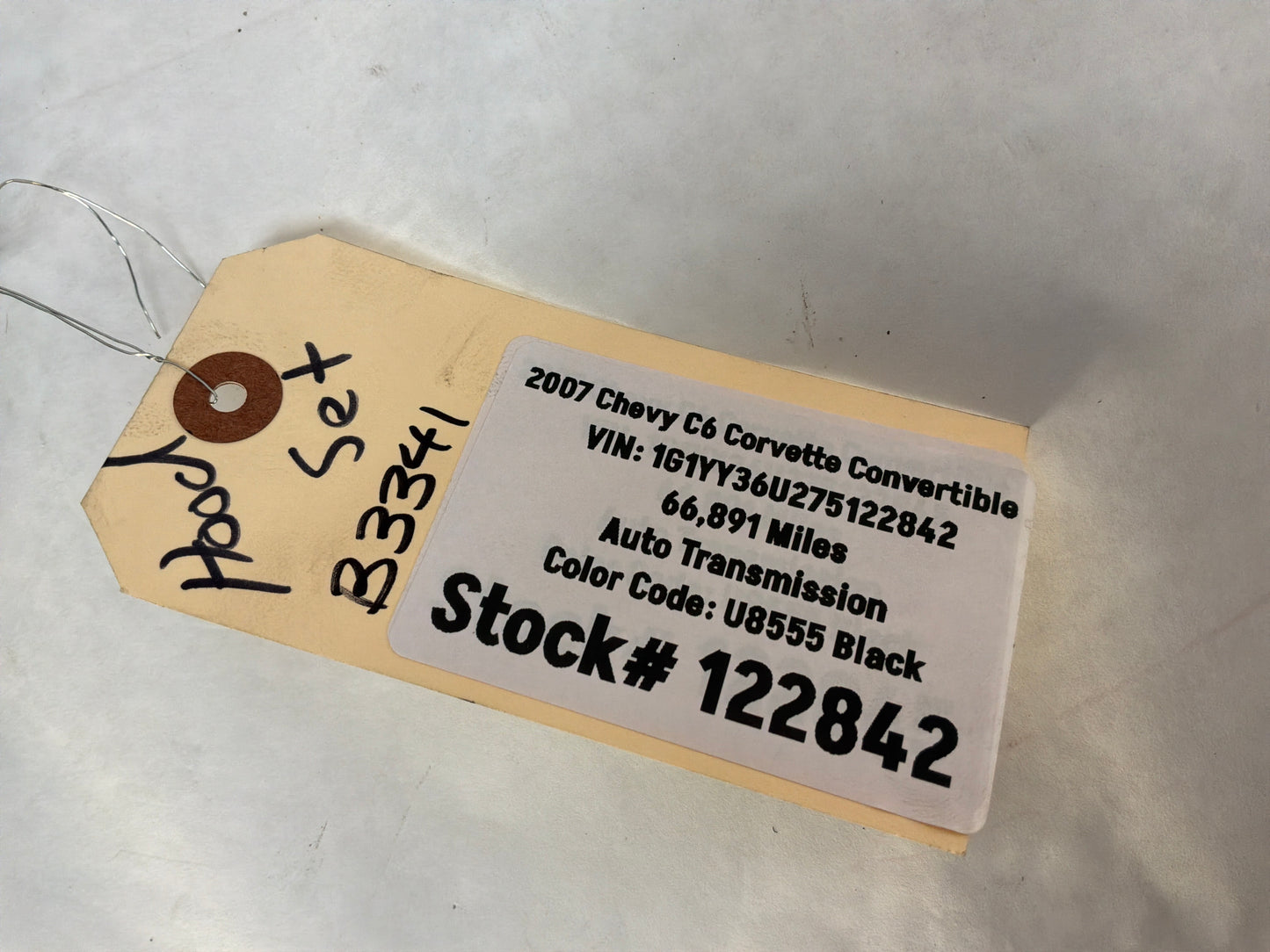 2007 C6 Corvette Convertible RH & LH Hood Trunk Deck Lid Hinges OEM