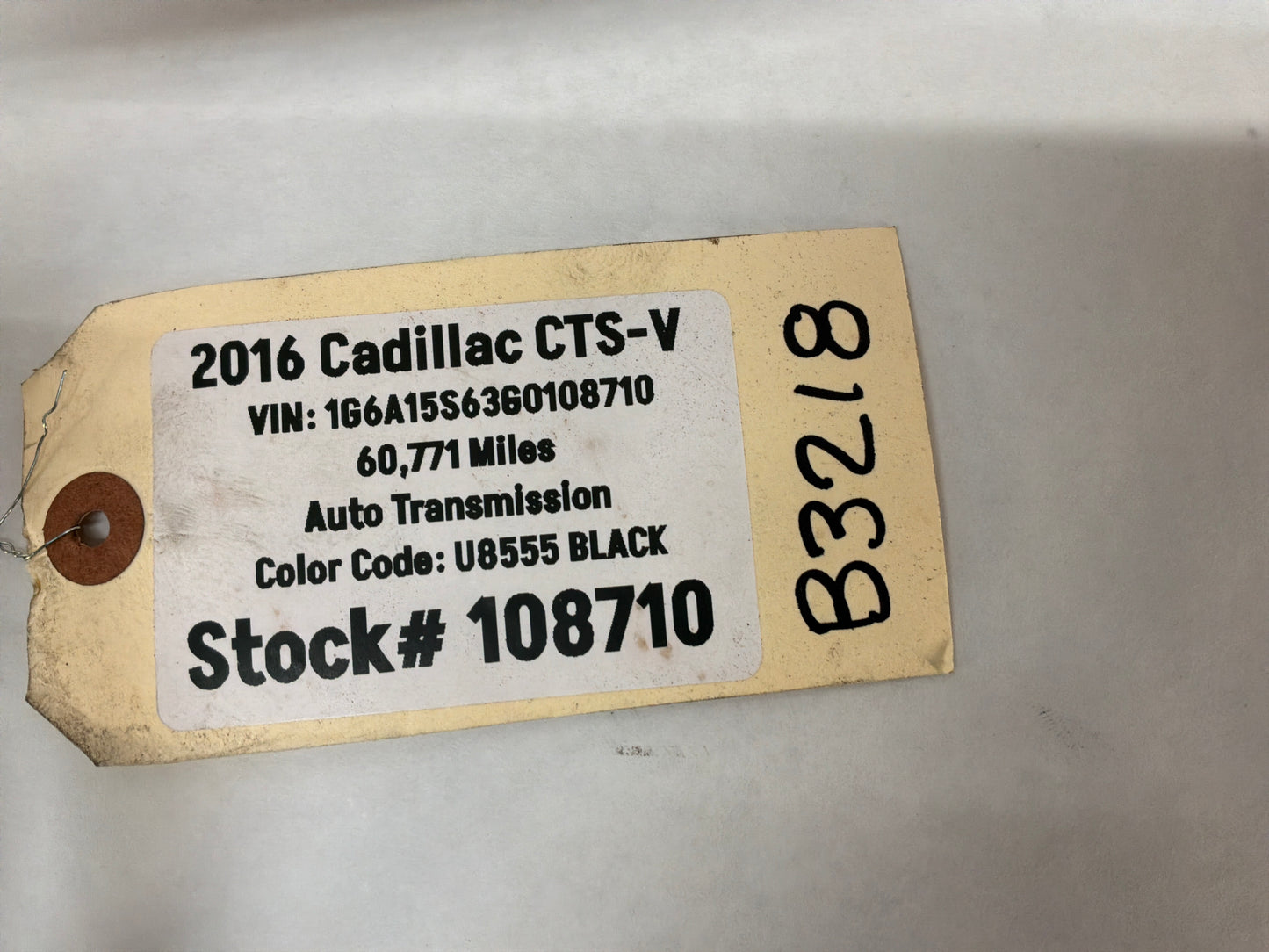 2016 Cadillac CTS-V Transmission Lines OEM