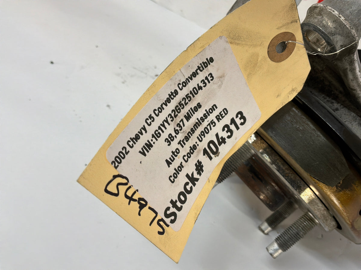 2002 Chevy C5 Corvette Convertible LH Driver Rear Suspension Spindle Knuckle Hub OEM