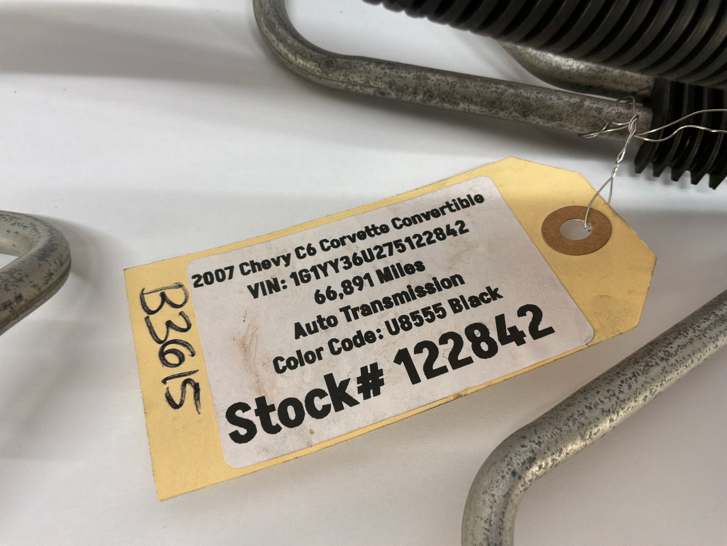 2007 Chevy C6 Corvette Convertible Power Steering Lines OEM