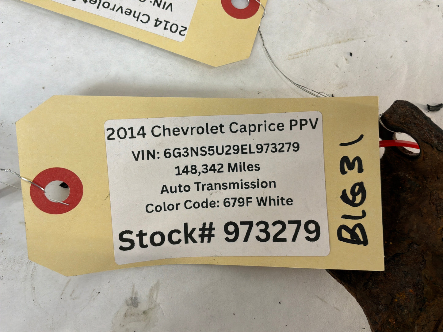 2014 Chevy Caprice PPV Exhaust Muffler Hanger Set OEM
