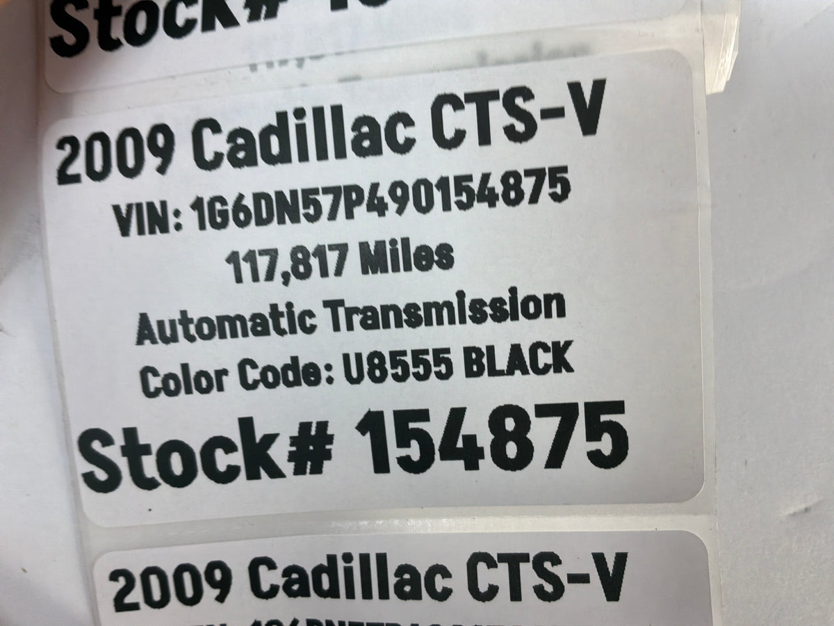 2009 Cadillac CTS-V Head Light Lamp Headlight Ballast OEM