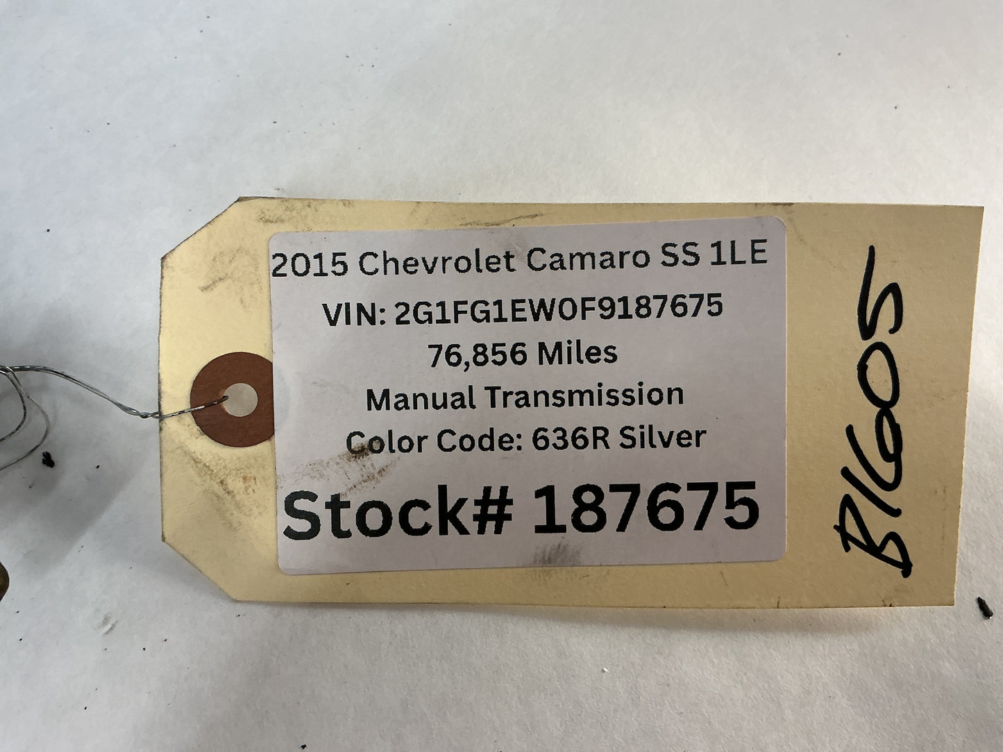 2015 Chevrolet Camaro SS 1LE LH Driver Front Suspension Lower Control Arm OEM