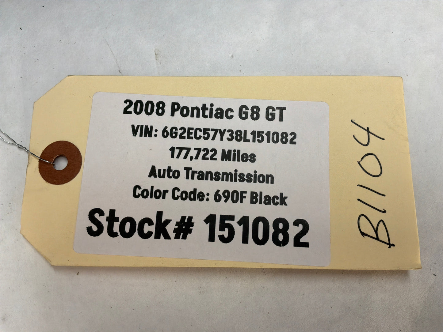 2008 Pontiac G8 GT LH Driver Front Interior Door Panel Trim OEM
