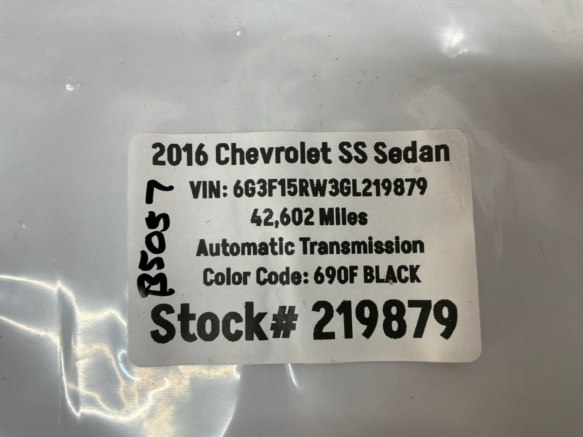 2016 Chevy SS Sedan Electronic Suspension Control Module OEM