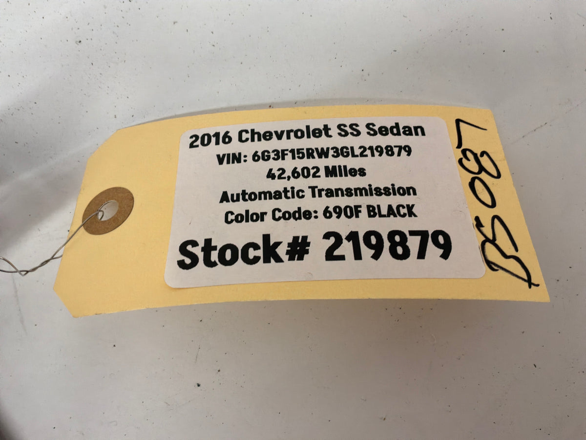2016 Chevy SS Sedan RH Passenger Interior Kick Plate Panel Trim Sill Molding OEM