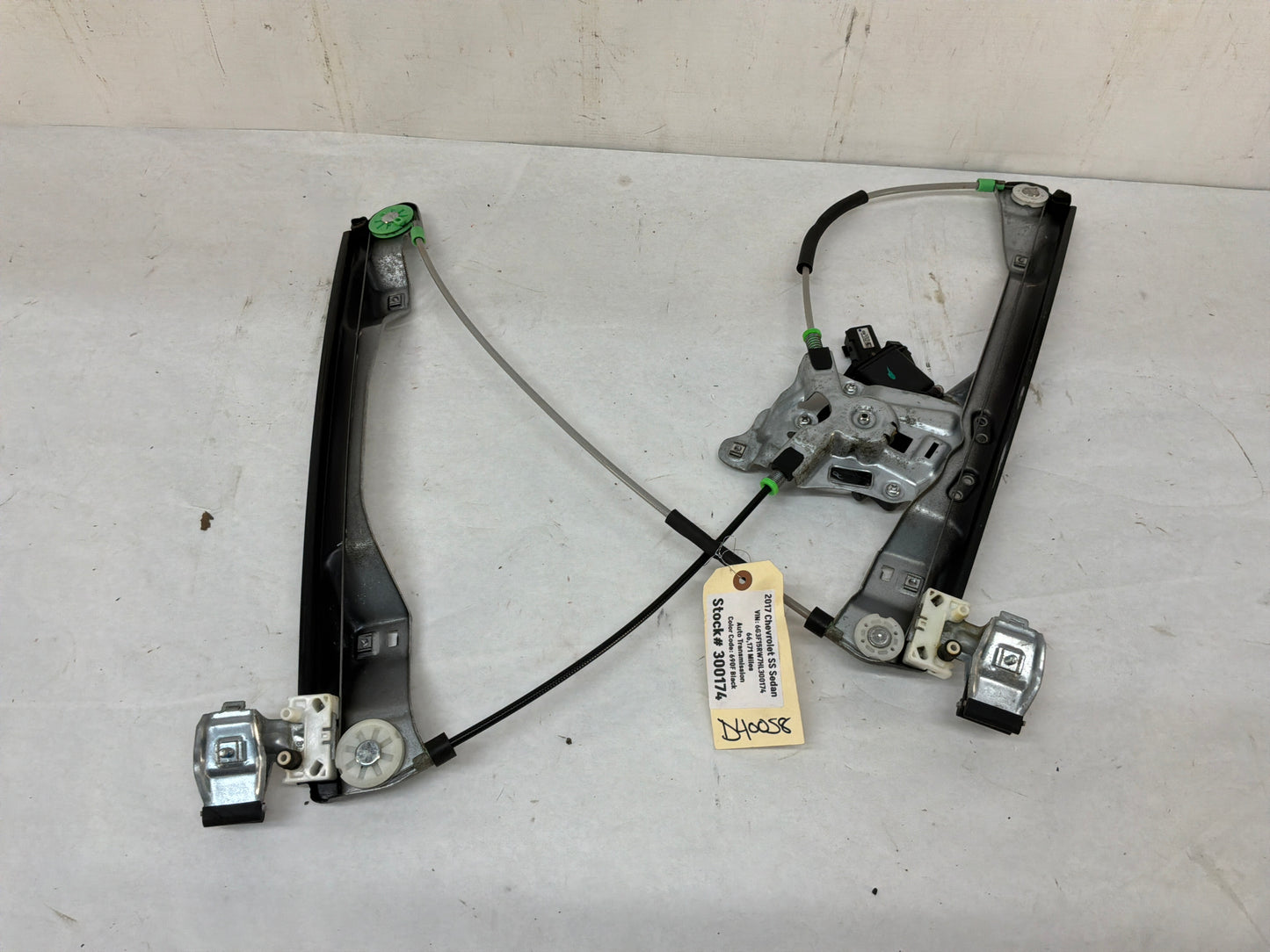 2017 Chevy SS Sedan LH Driver Front Window Regulator w/ Motor OEM