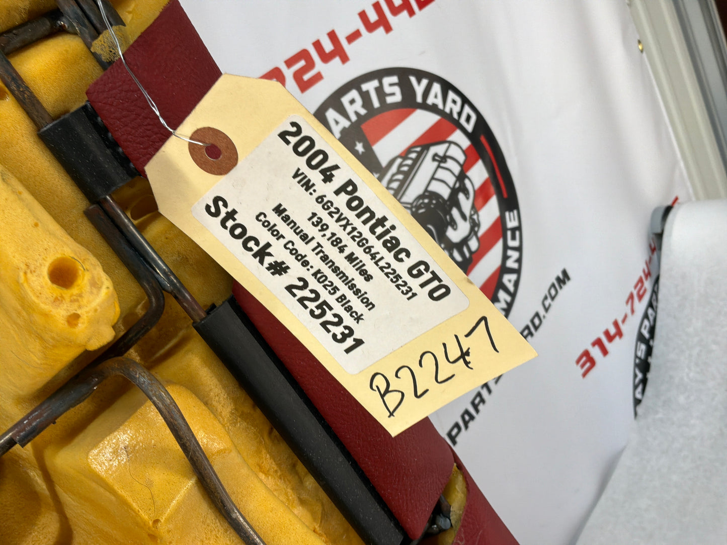 2004 Pontiac GTO Red Leather Seats Fronts and Rears OEM