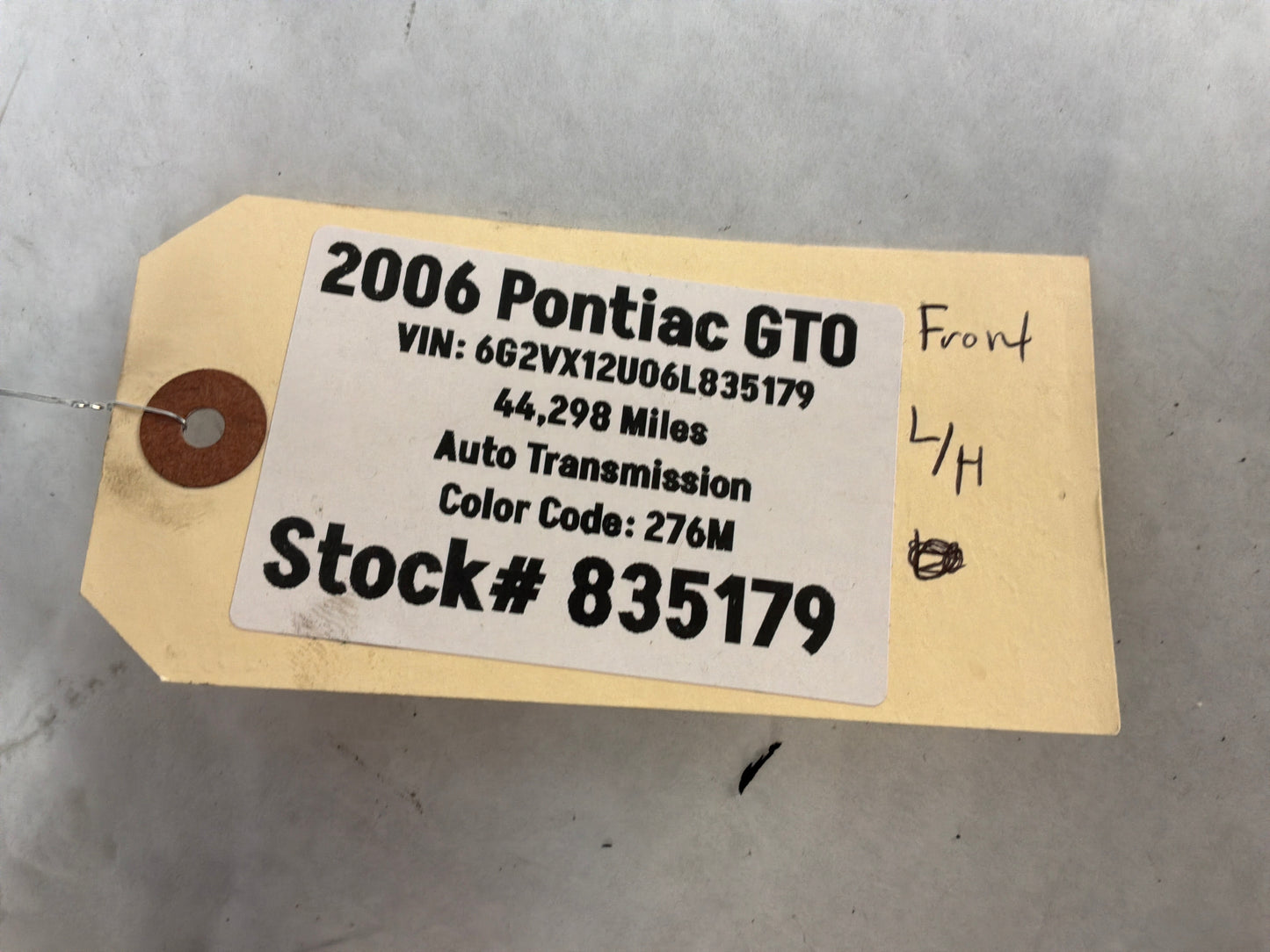 2006 Pontiac GTO LH Driver Front Suspension Lower Control Arm Radius Rod OEM