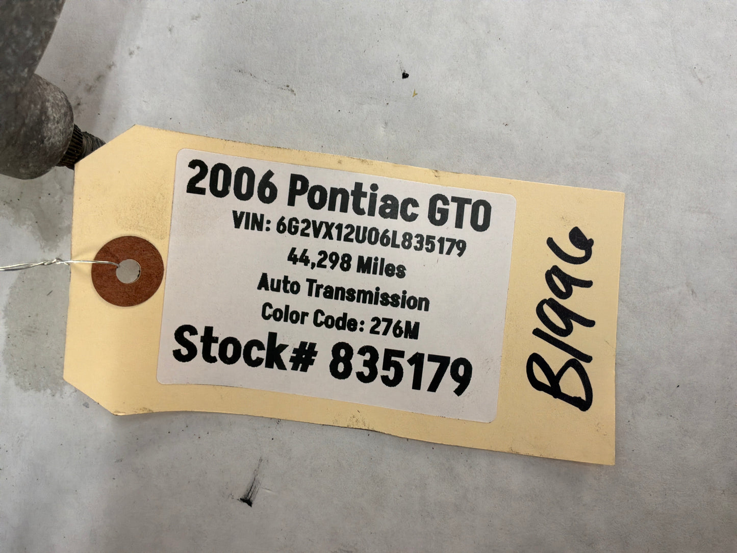 2006 Pontiac GTO Wiper Motor Transmission Linkage Assembly OEM