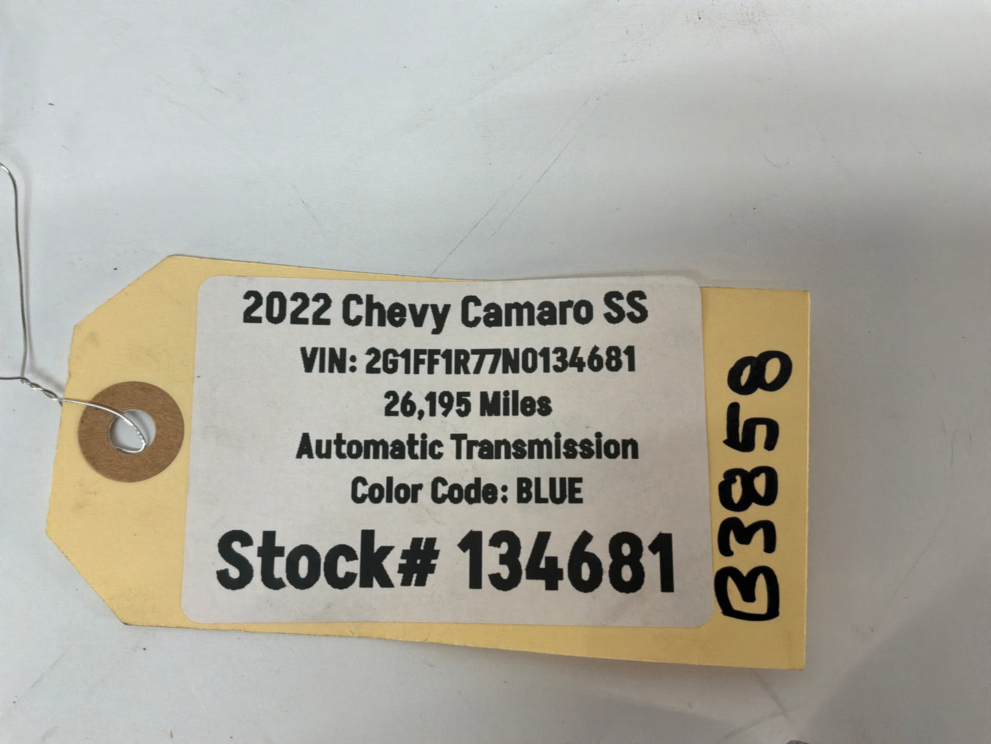 2022 Chevy Camaro SS RH Passenger Marker Light Lamp OEM
