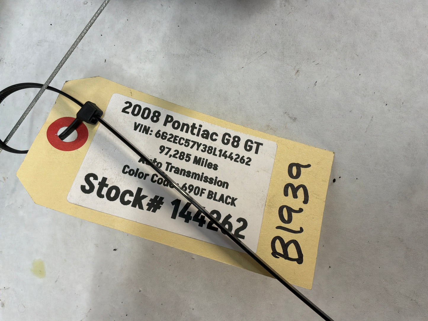 2008 Pontiac G8 GT LH Driver Rear Door Window Regulator Motor OEM