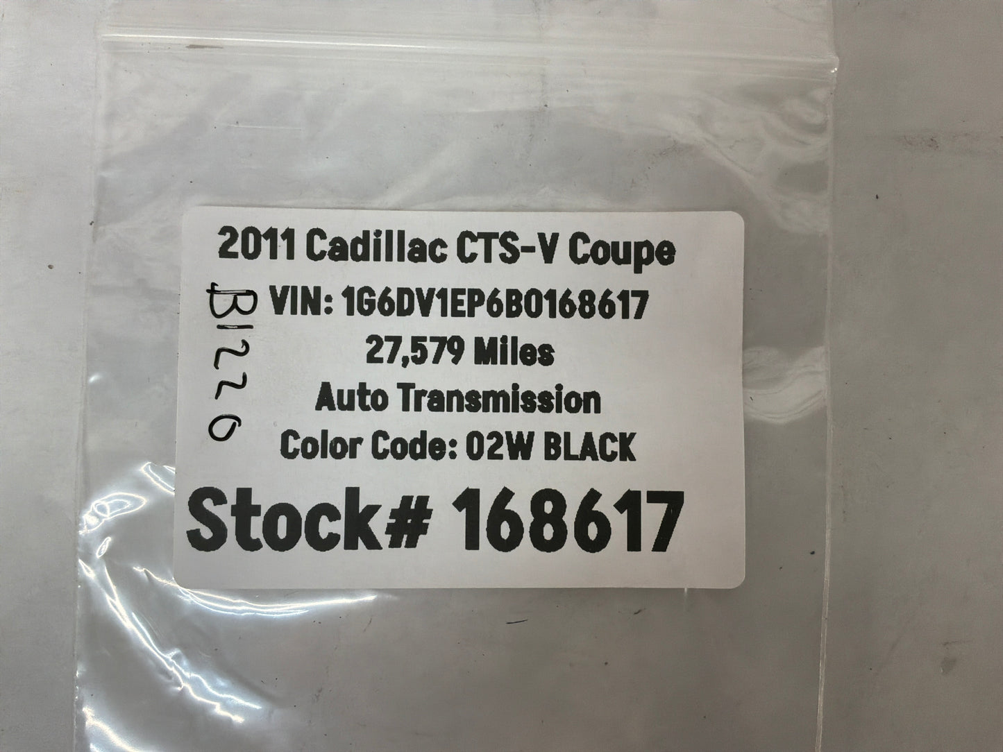 2011 Cadillac CTS-V Coupe Trunk Emblem Badge OEM