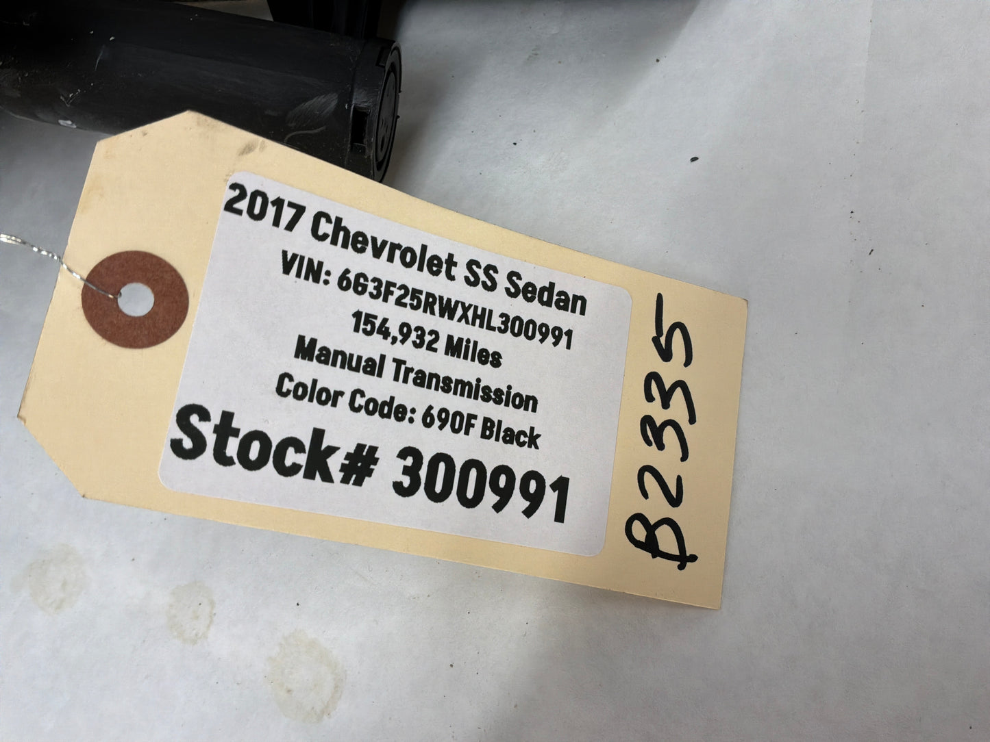 2017 Chevy SS Sedan Dash Glove Box Compartment OEM