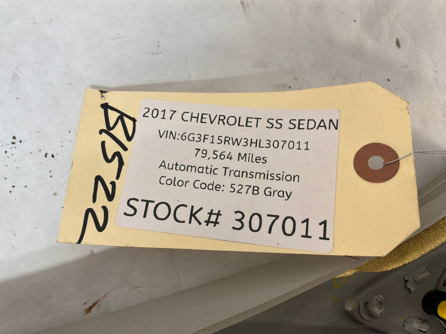 2017 Chevy SS Sedan RH & LH Interior A Pillar Windshield Trim Panel Moldings OEM