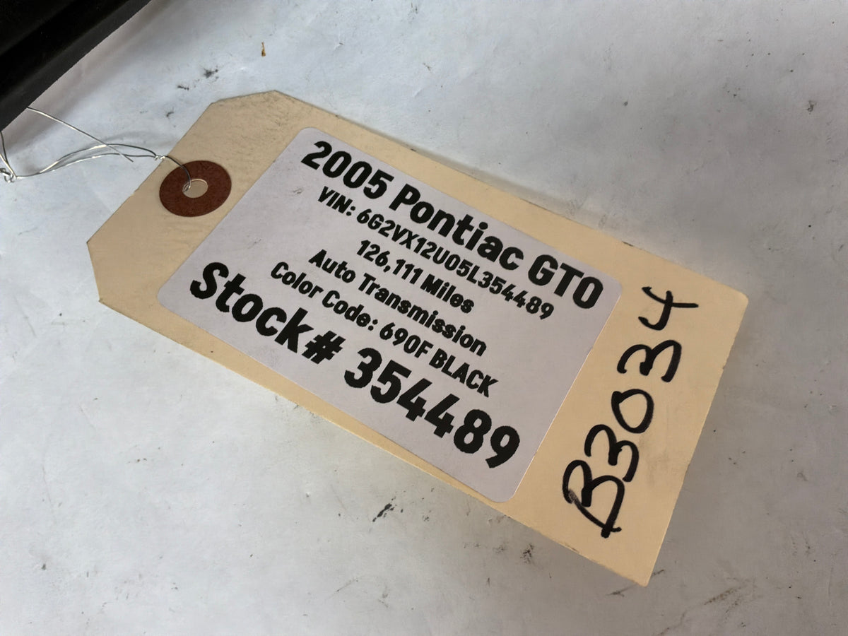 2005 Pontiac GTO LH Driver Dash End Trim Panel OEM