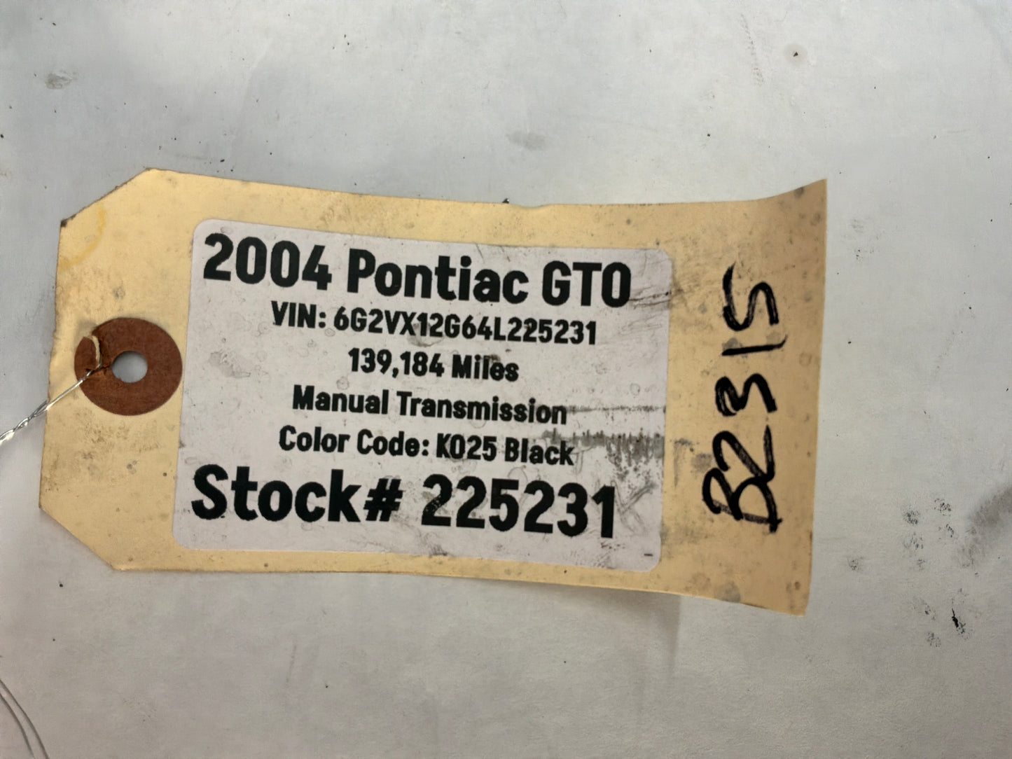 2004 Pontiac GTO RH Passenger Rear Suspension Control Trailing Arm OEM