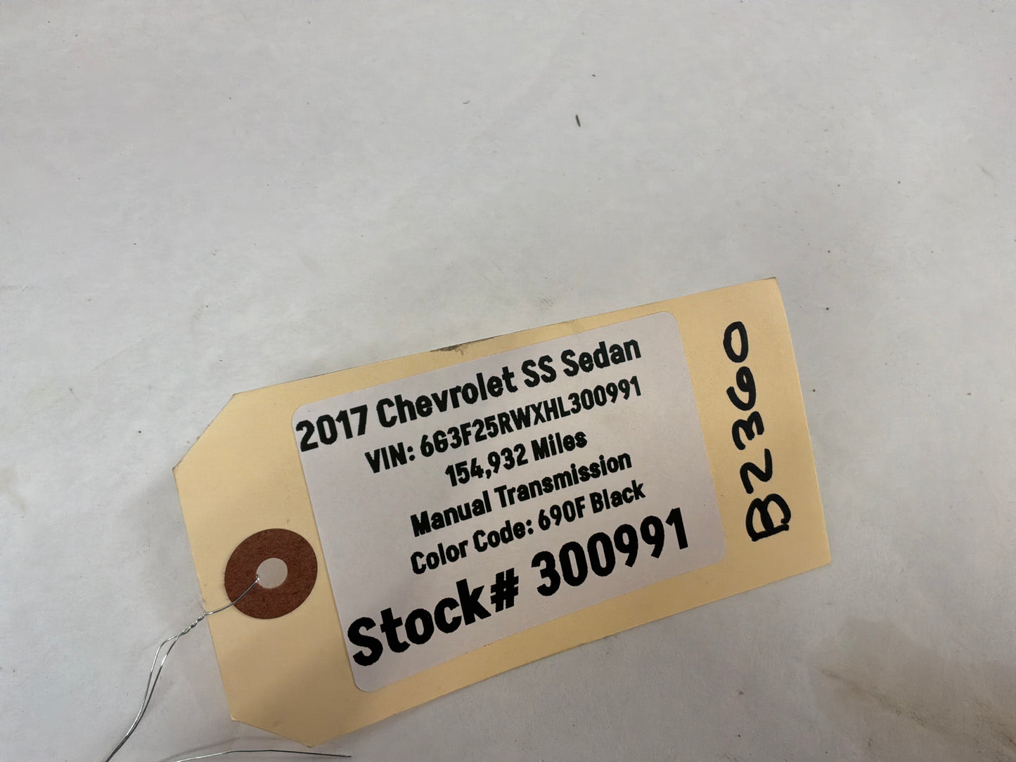 2017 Chevy SS Sedan Windshield Washer Reservoir Overflow Tank Bottle OEM