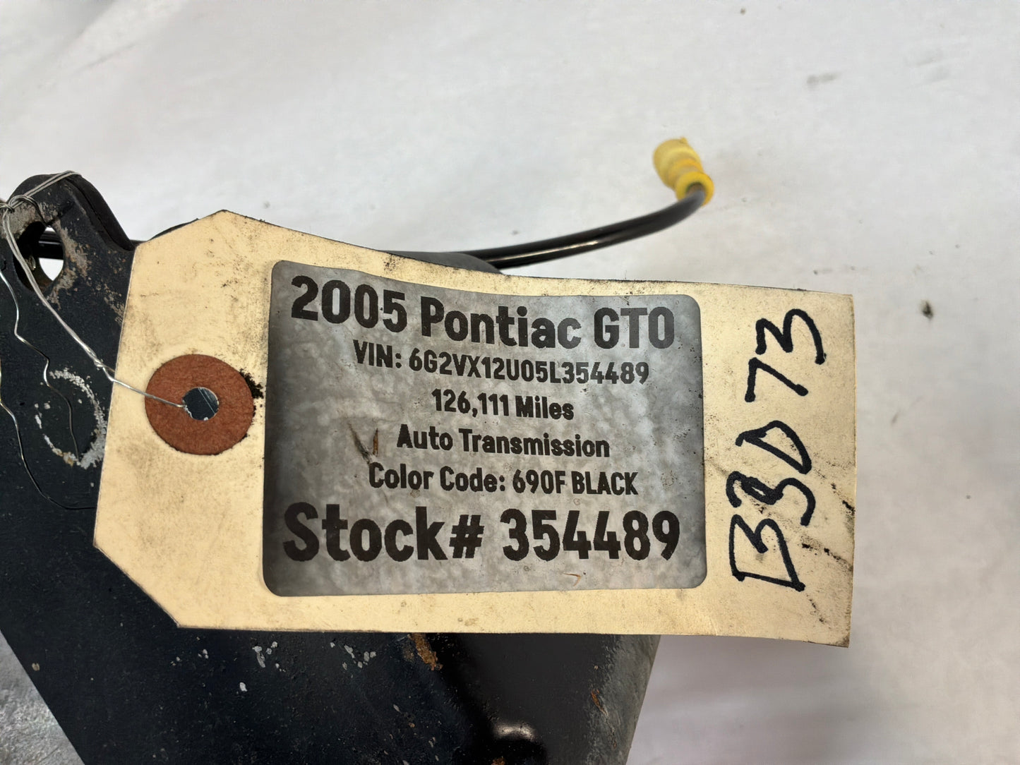 2005 Pontiac GTO Rear End Rearend Carrier Axle Differential 3.46 LSD OEM