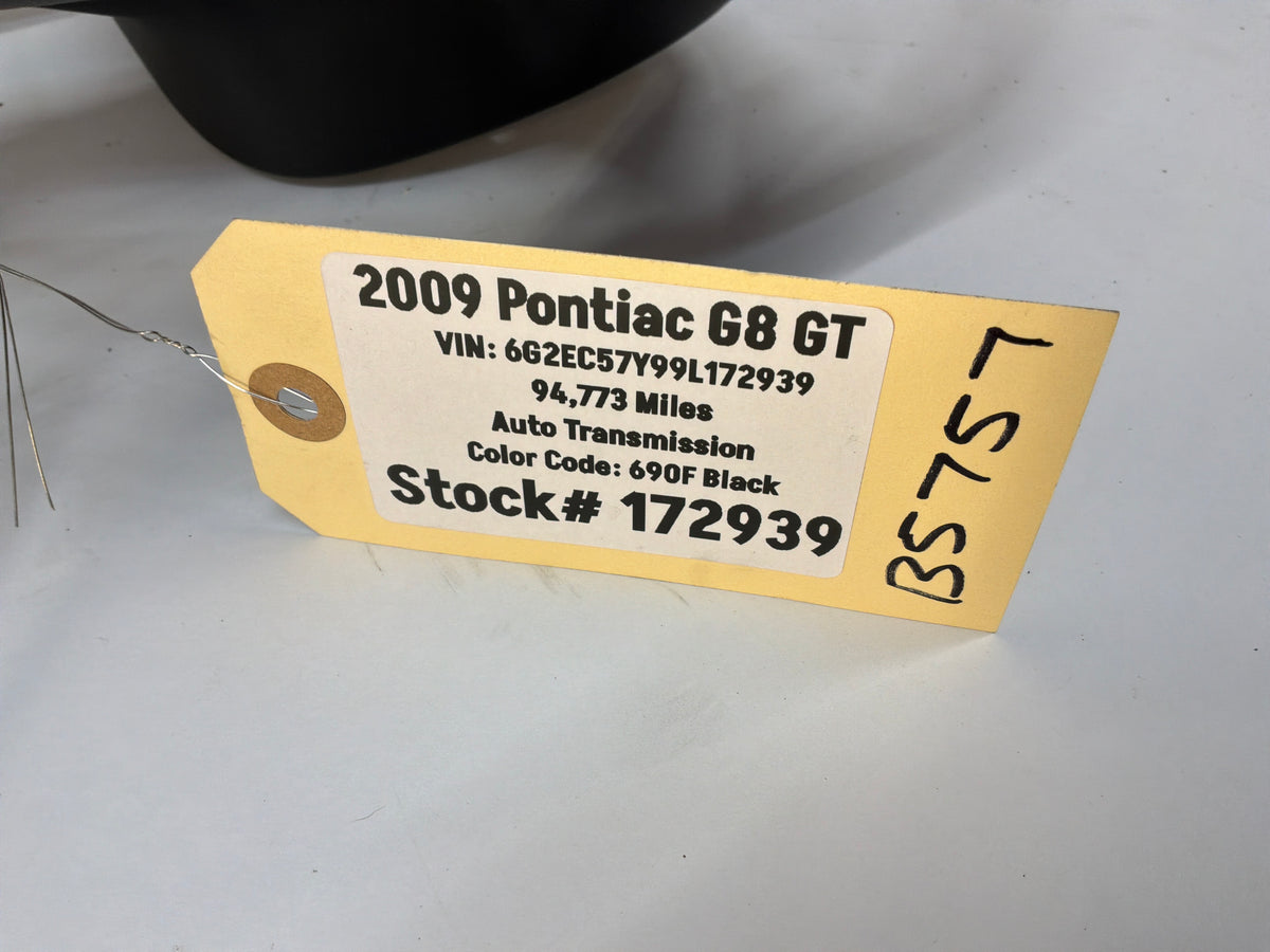 2009 Pontiac G8 GT Black Leather Steering Wheel Assembly OEM - Day's Parts Yard