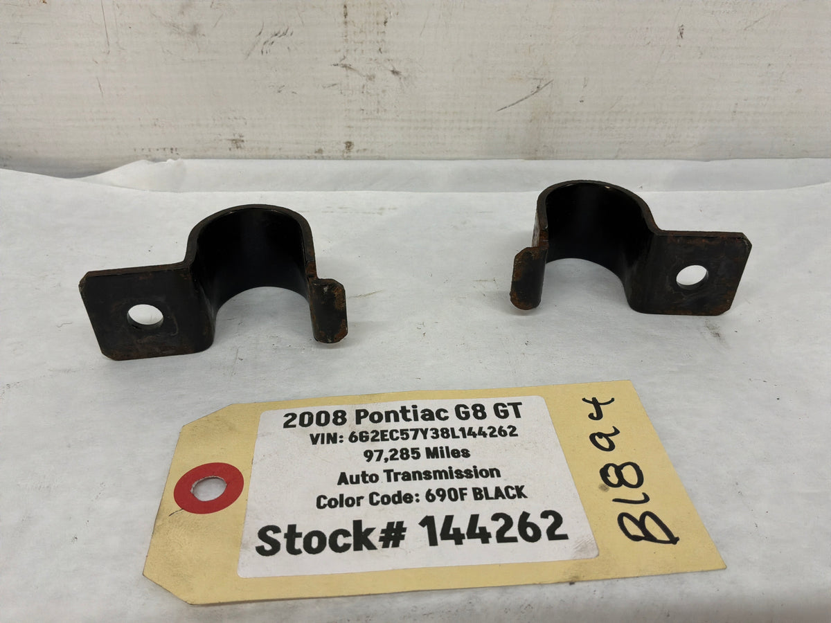 2008 Pontiac G8 GT Rear Suspension Stabilizer Sway Bar Brackets Clamps OEM