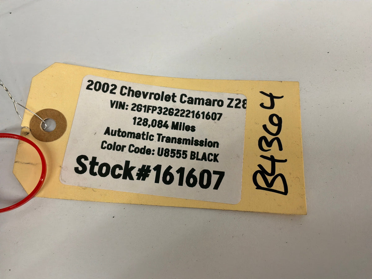 2002 Chevy Camaro Z28 RH Passenger Rear Interior Quarter Trim Panel Black Ebony OEM