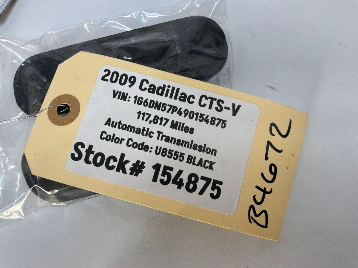 2009 Cadillac CTS-V Rear Trunk Deck Lid Bumper Stoppers Set OEM