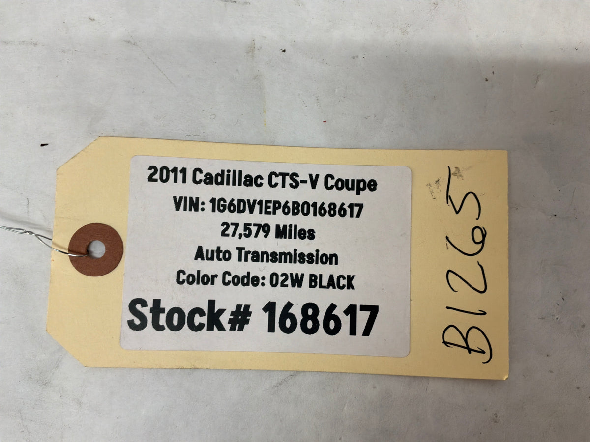 2011 Cadillac CTS-V Coupe RH & LH Trunk Deck Lid Hinge Cover Trim OEM