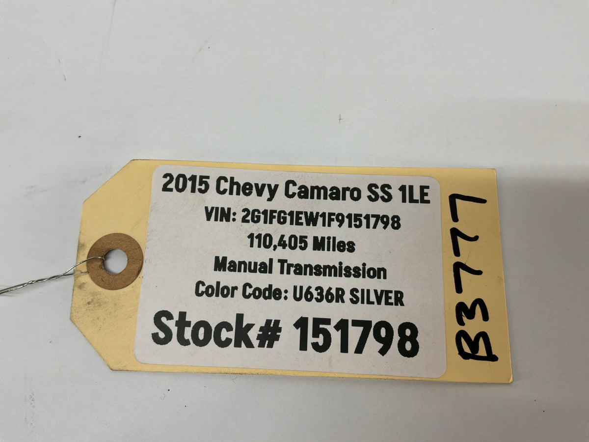 2015 Chevy Camaro SS 1LE Transmission Oil Fluid Cooler Lines Hoses Tubes Pipes OEM