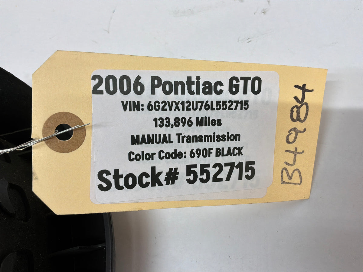2006 Pontiac GTO Steering Wheel Airbag Air Bag OEM