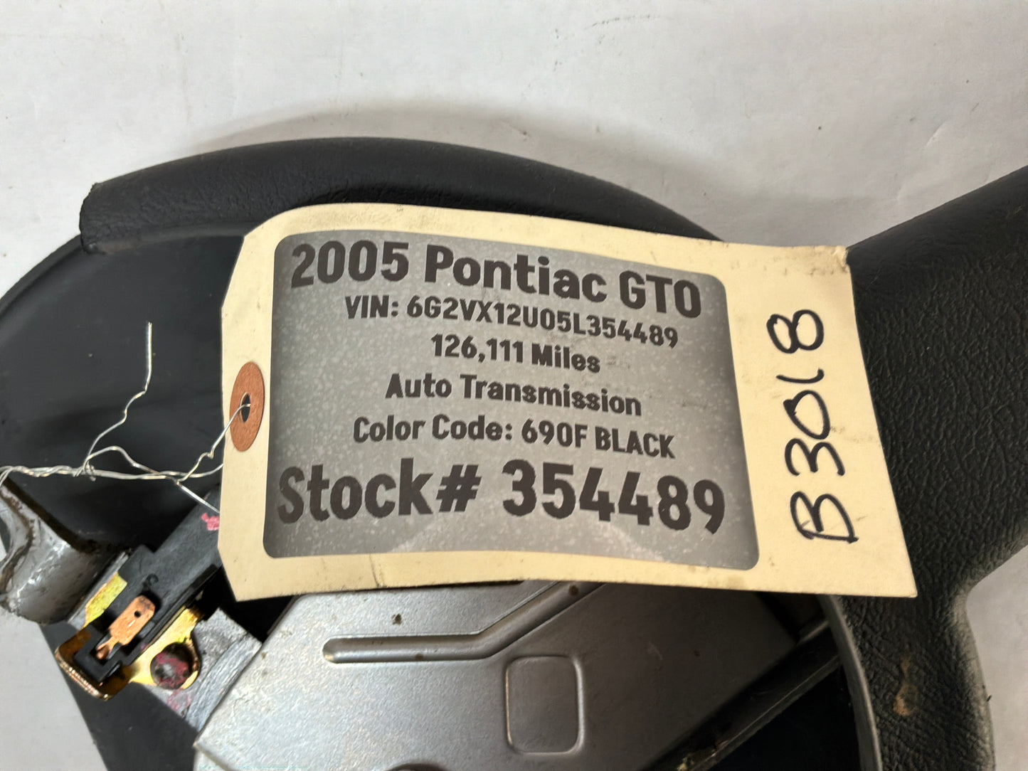 2005 Pontiac GTO Emergency E Parking Brake Handle Lever OEM