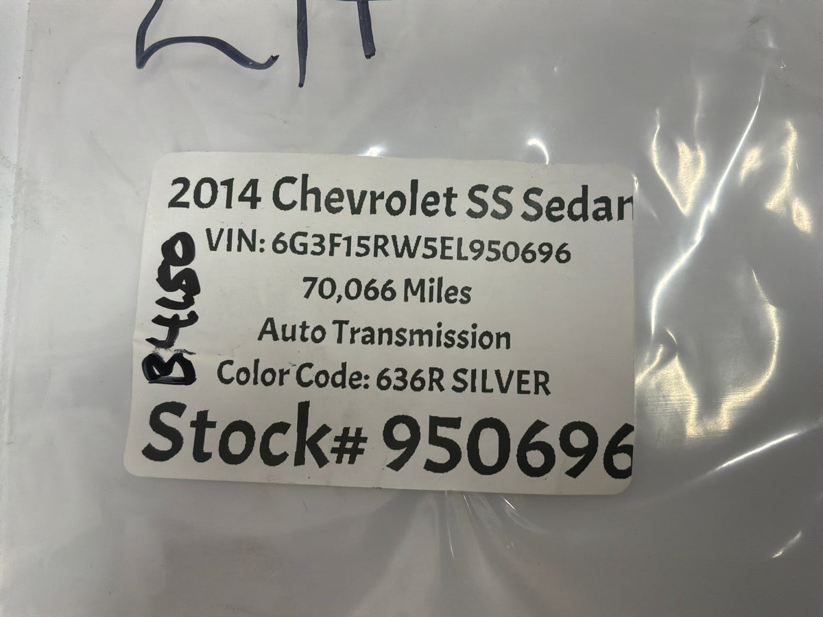 2014 Chevy SS Sedan Headlight Light Bulb Cover Cap OEM