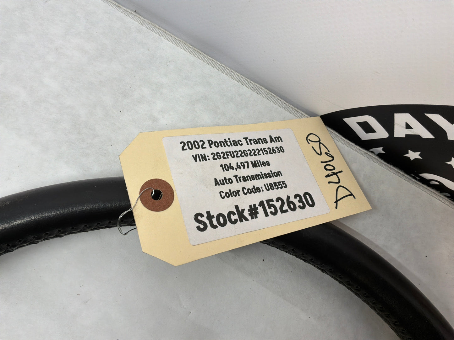 2002 Pontiac Trans Am WS6 Steering Wheel OEM