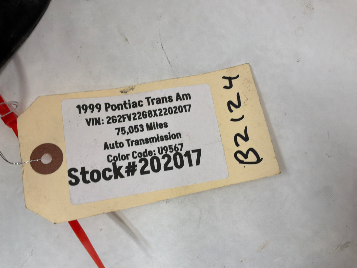 1999 Pontiac Trans Am WS6 RH Passenger Front Fender Wheel House Well Liner OEM