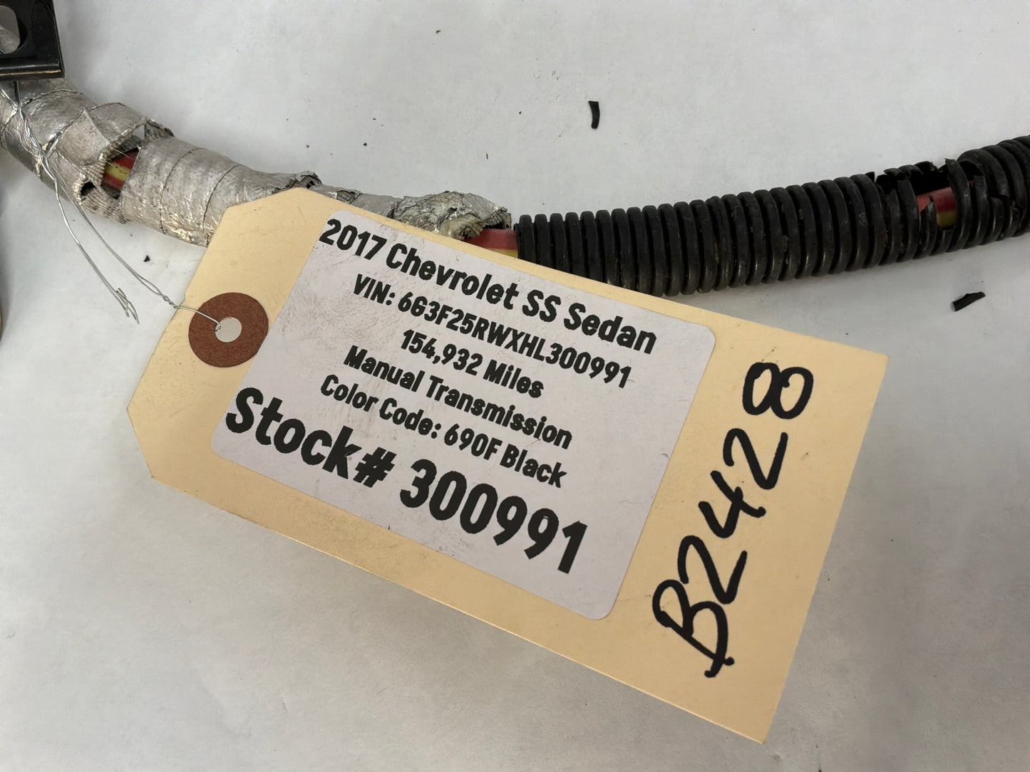 2017 Chevy SS Sedan Engine Battery Positive Cable Wire Wiring Harness OEM