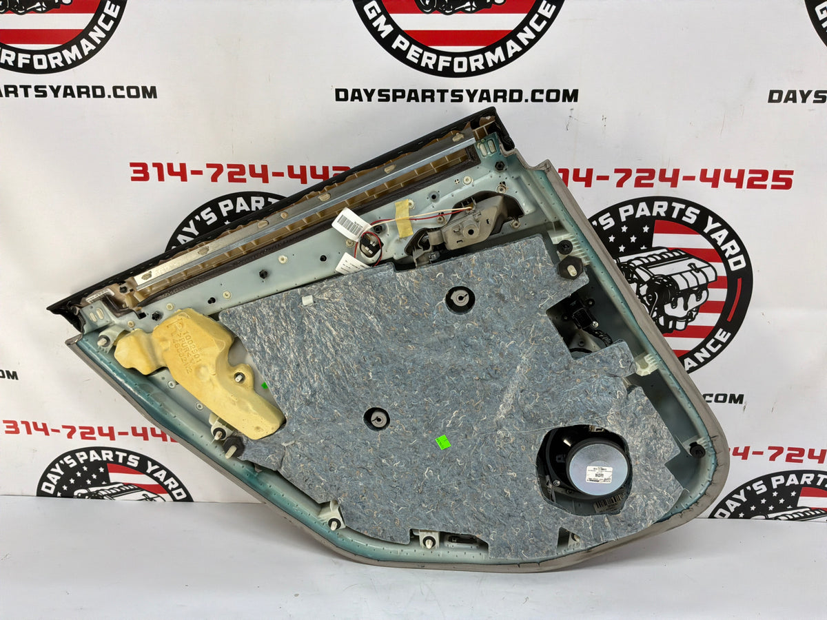 2009 Cadillac CTS-V RH Passenger Rear Interior Door Panel OEM Titanium