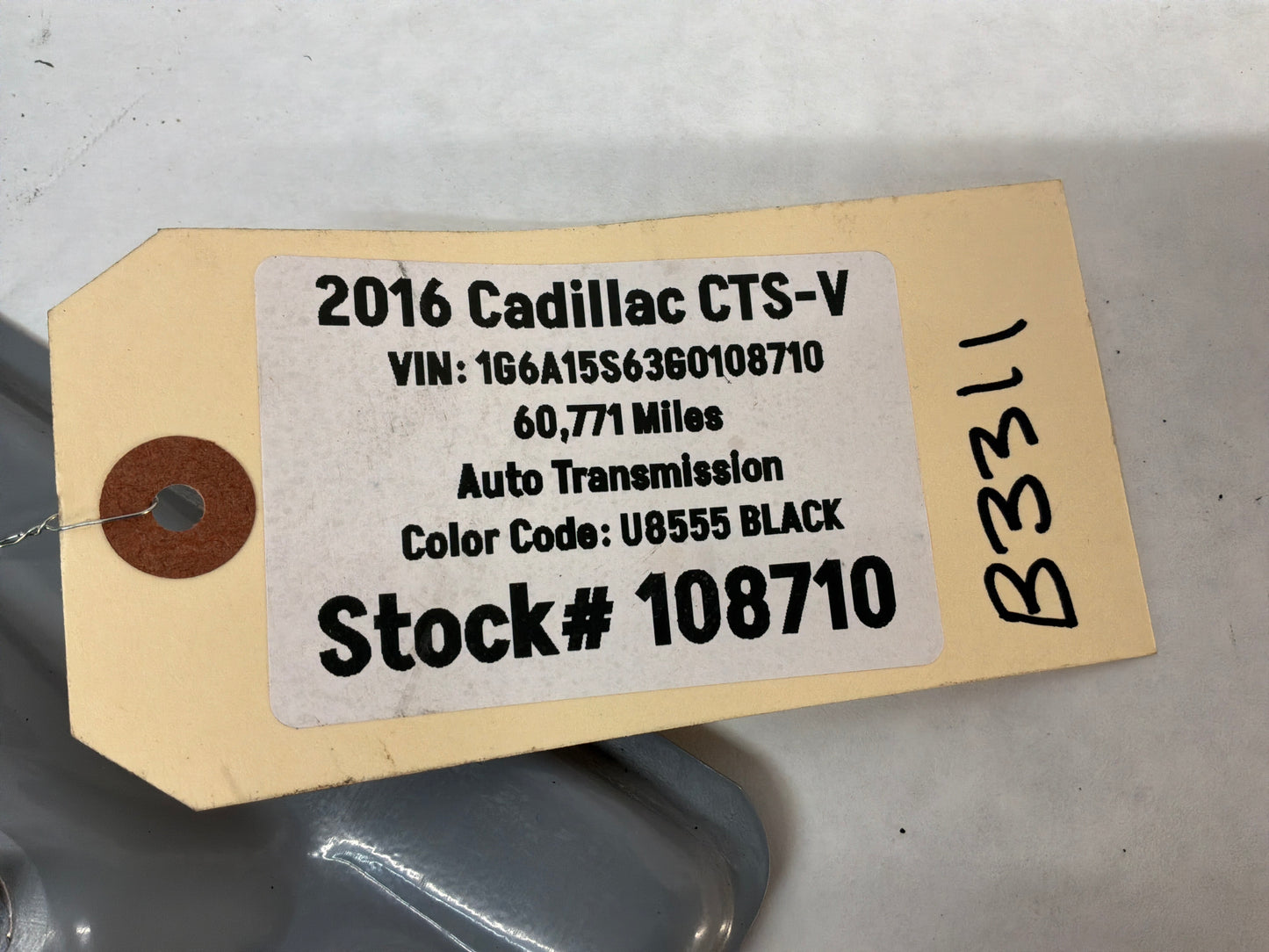 2016 Cadillac CTS-V LH Driver Rear Window Regulator w/ Motor OEM