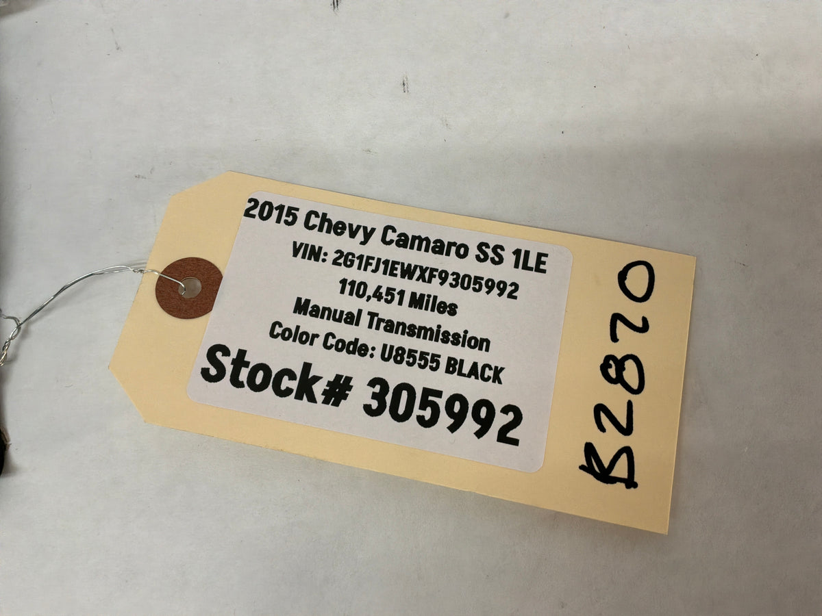 2015 Chevy Camaro SS 1LE Transmission Tunnel Body Brace Bracket OEM
