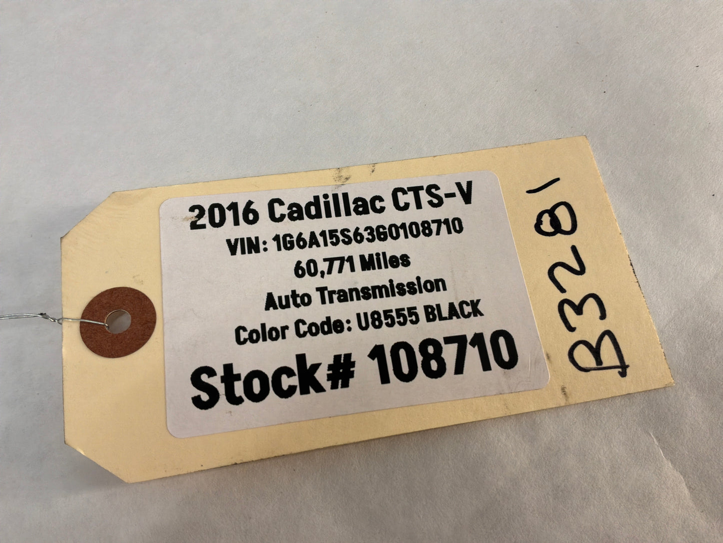 2018 Cadillac CTS-V LH Driver Interior Lower B Pillar Trim Cover Black OEM