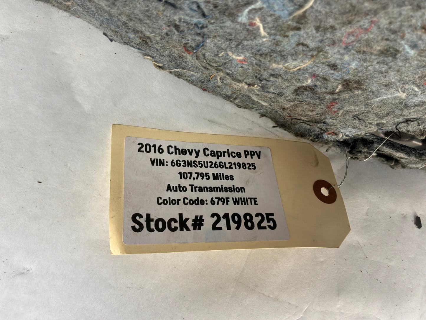 2016 Chevy Caprice PPV Spare Tire Trunk Cargo Compartment Carpet Cover Panel OEM
