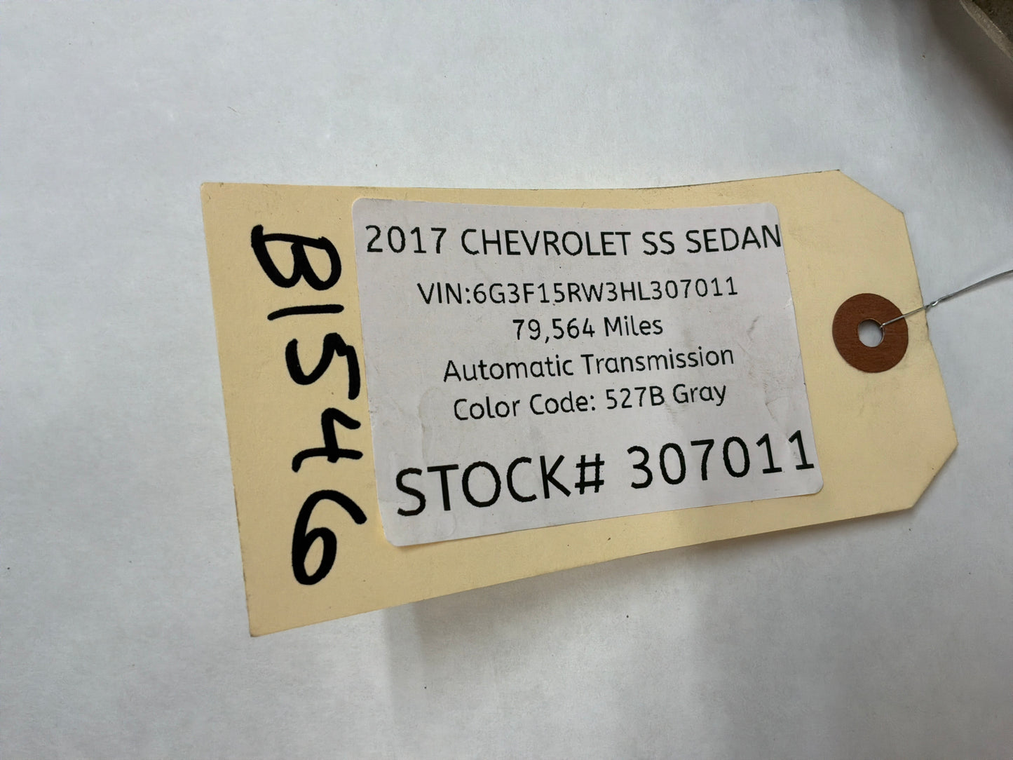 2017 Chevy SS Sedan Automatic Transmission Oil Cooler OEM