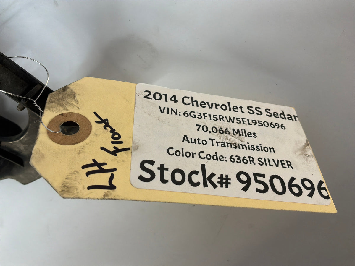 2014 Chevy SS Sedan LH Driver Fender Compartment Side Sight Shield Panel OEM