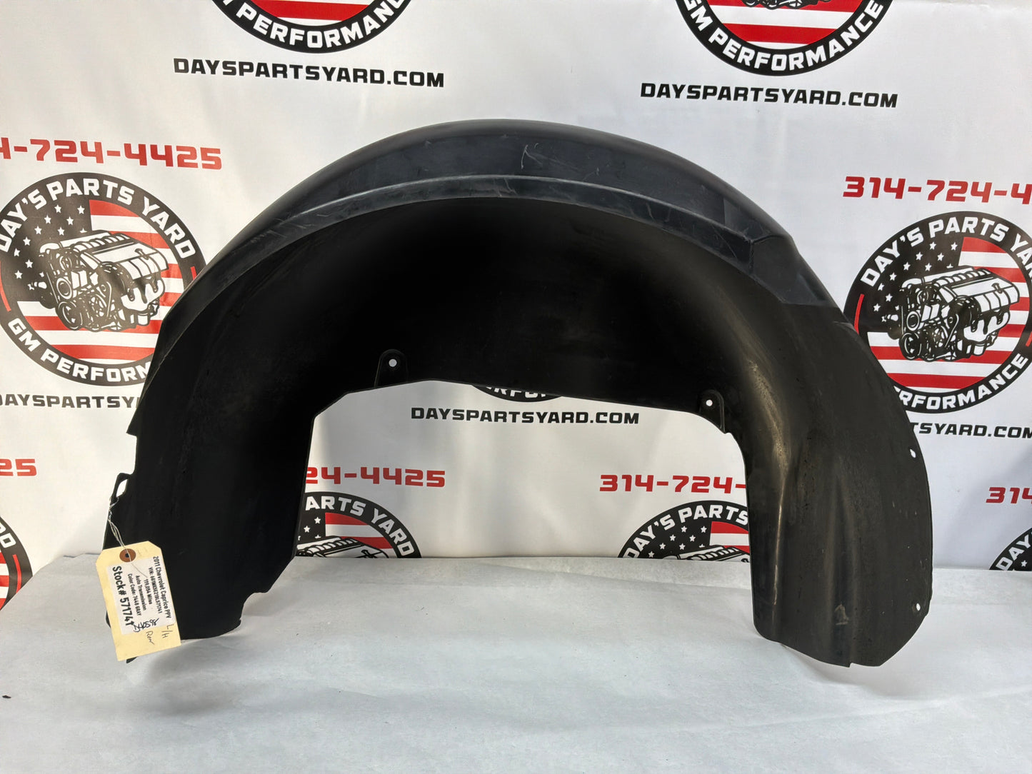 Lh rear fender wheel liner