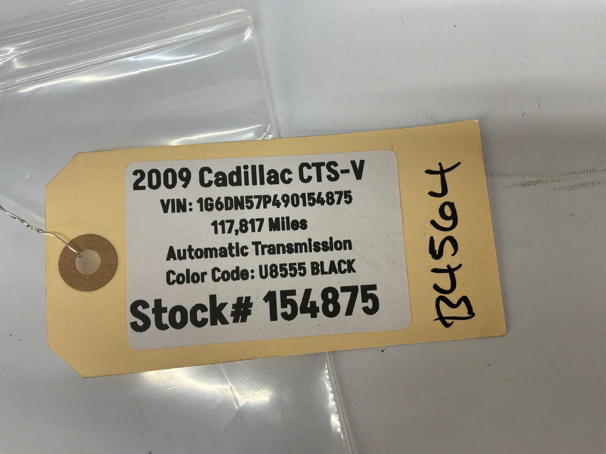 2009 Cadillac CTS-V Rear Trunk Deck Lid Ornament Emblem Logo Badge Shield OEM
