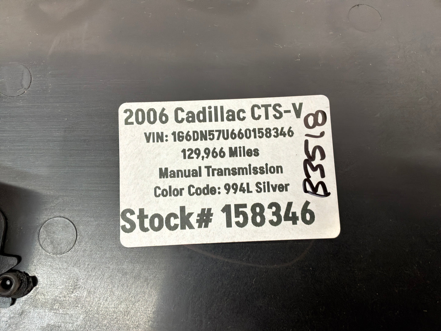 2006 Cadillac CTS-V LH Driver Dash End Cap Cover Panel OEM